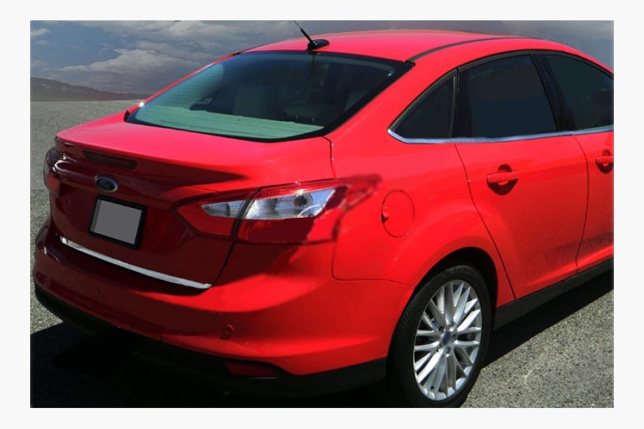 Ford Focus III 2011–2017 Bagāžnieka vāka malas uzlika 2011-2014 (Sedans, nerūsējošais tērauds) Image