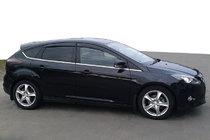 Ford Focus III 2011–2017 Logu vēja deflektori (4 gab., Cobra) foto 1