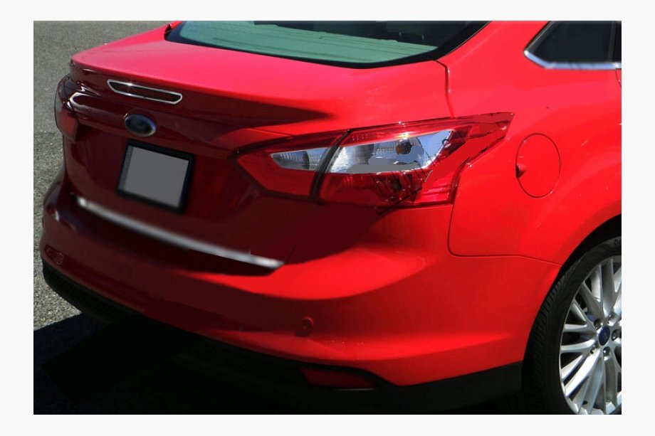 Ford Focus III 2011–2017 Aizmugurējā bremžu luktura apmale (nerūsējošais tērauds) Image