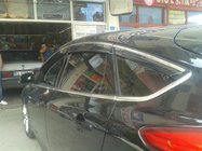 Ford Focus III 2011–2017 Logu deflektori ar hromu (6 gab., Sunflex) Universālis foto 2
