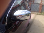 Nissan Qashqai 2014–2021 Hromēti spoguļu pārsegi (2 gab., plastmasa) foto 2