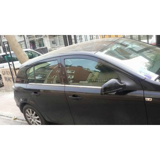 Ārējās logu apmales no nerūsējošā tērauda Opel Astra H 2004–2013 foto 2