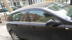 Opel Astra H 2004–2013 Ārējās logu apmales no nerūsējošā tērauda Hečbeks, Carmos — turku tērauds foto 2