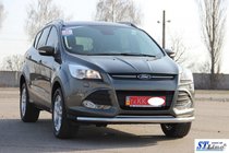 Ford Kuga/Escape 2013–2019 Priekšējais aizsargstienis ST008 (nerūsējošais tērauds) 60 mm foto 6