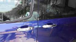 Ford Courier 2014–2023 Durvju rokturu uzlikas (4 gab., nerūs.) OmsaLine – itāļu nerūsējošais tērauds foto 1