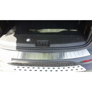 Aizmugurējā bampera aizsarguzlika OmsaLine (matēts nerūsējošais tērauds) Ford Courier 2014–2023 foto 2