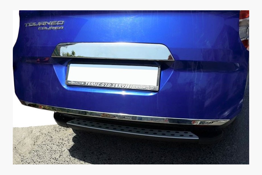 Ford Courier 2014–2023 Bagāžnieka malas uzlika (nerūsējošais tērauds) Image