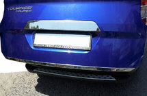 Ford Courier 2014–2023 Bagāžnieka malas uzlika (nerūsējošais tērauds) foto 1