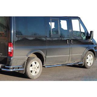 Sānu sliekšņu caurules BB002 (2 gab., nerūsējošais tērauds) foto 1