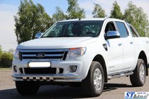 Ford Ranger 2011–2022 Priekšējais aizsargstienis ST016 (nerūsējošais tērauds) foto 2