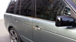 Range Rover III L322 2002–2012 Logu stiklu apmales (6 gab., nerūsējošais tērauds) foto 1