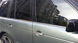 Range Rover III L322 2002–2012 Logu stiklu apmales (6 gab., nerūsējošais tērauds) foto 2