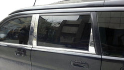 Honda HR-V 1998–2006 Durvju statņu moldingi (nerūsējošais tērauds) foto 1
