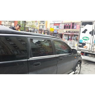 Logu apmales līstes (4 gab., nerūsējošais tērauds) Honda HR-V 1998–2006 foto 3