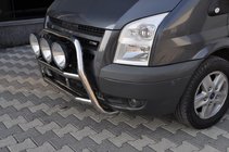 Ford Transit 2000–2014 Bullbar WT018 (2006-2014, nerūsējošais tērauds) foto 2