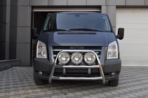 Ford Transit 2000–2014 Bullbar WT018 (2006-2014, nerūsējošais tērauds) foto 3