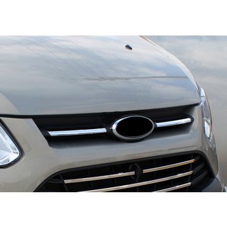 Uzlikas augšējam radiatora režģim 2013-2018 (2 gab., nerūsējošais tērauds) Ford Custom 2013–2022 foto 1