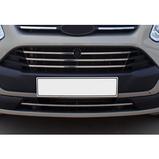 Radiatora režģa uzlikas 2013-2018 (5 gab., nerūsējošais tērauds) Ford Custom 2013–2022 foto 1