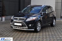 Ford Kuga 2008–2013 Priekšējais aizsargstienis ST008 (nerūsējošais tērauds) foto 2
