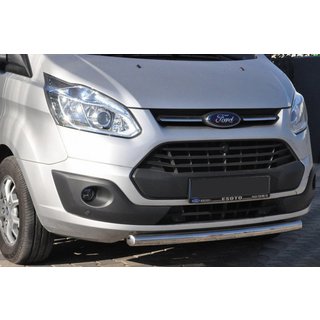 Priekšējais aizsargstienis ST008 (nerūsējošais tērauds) Ford Custom 2013–2022 foto 1