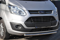 Ford Custom 2013–2022 Priekšējais aizsargstienis ST008 (nerūsējošais tērauds) 60 mm foto 1