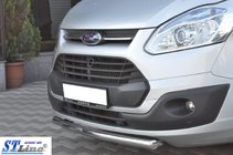 Ford Custom 2013–2022 Priekšējais aizsargstienis ST008 (nerūsējošais tērauds) 60 mm foto 2