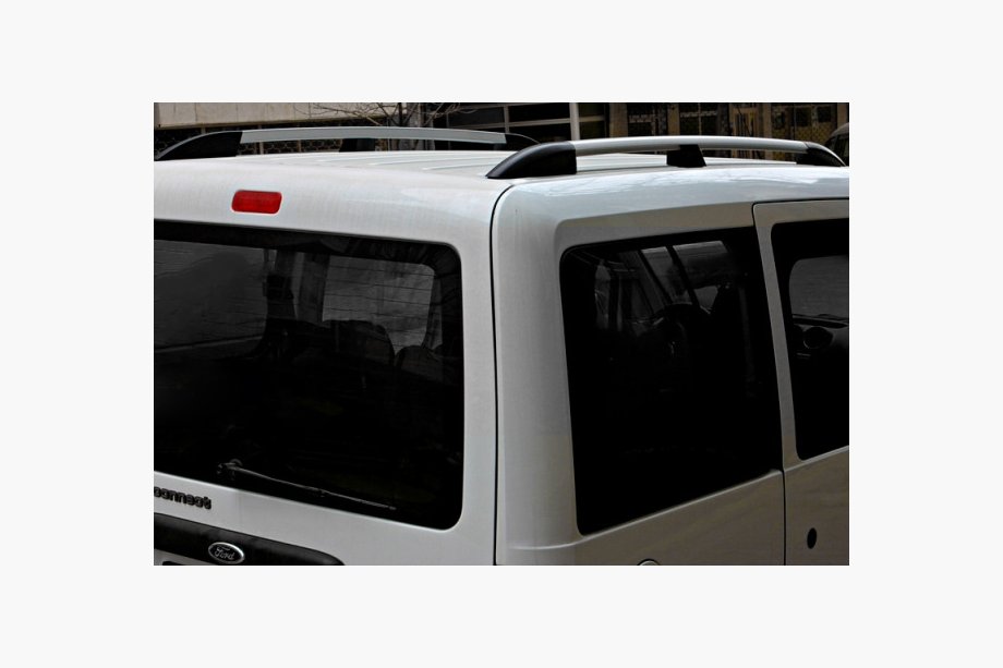 Ford Connect 2006–2009 (Skyline) Jumta reliņi hromēti (plastmasas kāja) Image