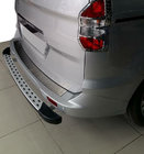 Ford Courier 2014–2023 Aizmugurējā bampera aizsarguzlika OmsaLine (matēts nerūsējošais tērauds) foto 1