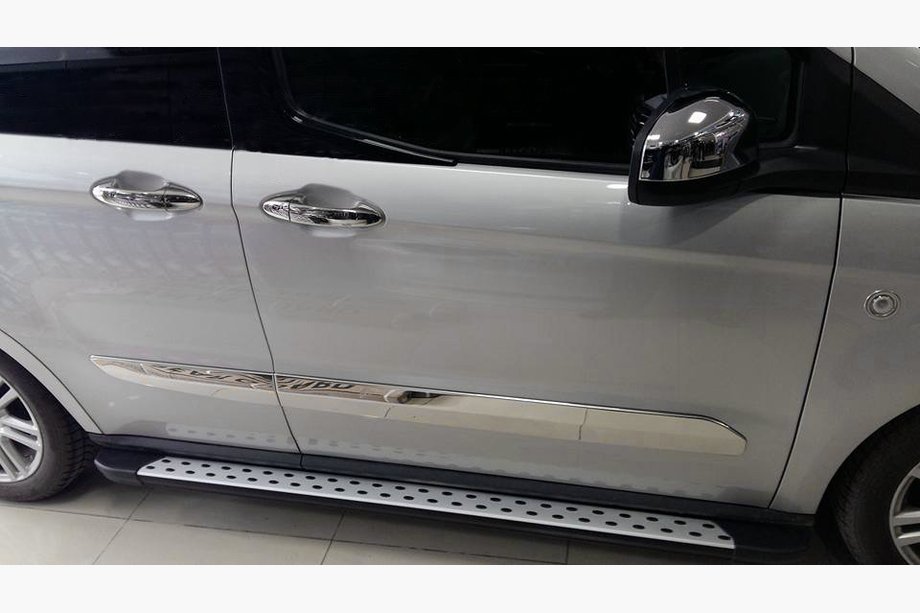 Ford Courier 2014–2023 DotLine sānu sliekšņi (2 gab., alumīnijs) Image