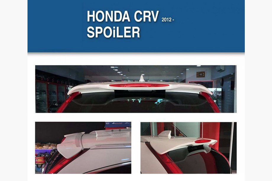 Honda CRV 2012–2016 Spoileris Niken (krāsošanai) Image