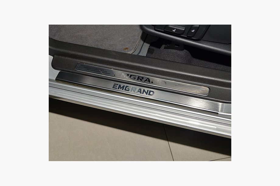 Geely Emgrand X7 2011– Natanika Premium sliekšņu uzlikas (4 gab., nerūsējošais tērauds) Image