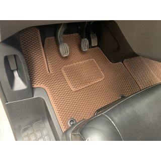 EVA auto salona paklājiņi (2 gab., ķieģeļu krāsa) 1+1 foto 2
