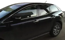 Mazda CX-7 2006–2012 Logu vēja deflektori (4 gab., HIC) foto 2