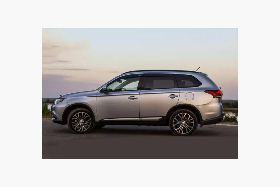 Mitsubishi Outlander 2012–2021 Logu vēja deflektori (4 gab., Niken) Image