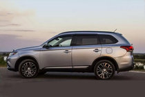 Mitsubishi Outlander 2012–2021 Logu vēja deflektori (4 gab., Niken) foto 1