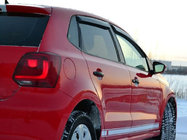 Volkswagen Polo 2010–2017 Logu vēja deflektori HB (4 gab., Niken) foto 1