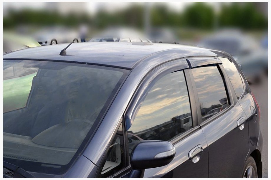Honda FIT/Jazz 2009–2013 Logu vēja deflektori (4 gab., SIM) Image