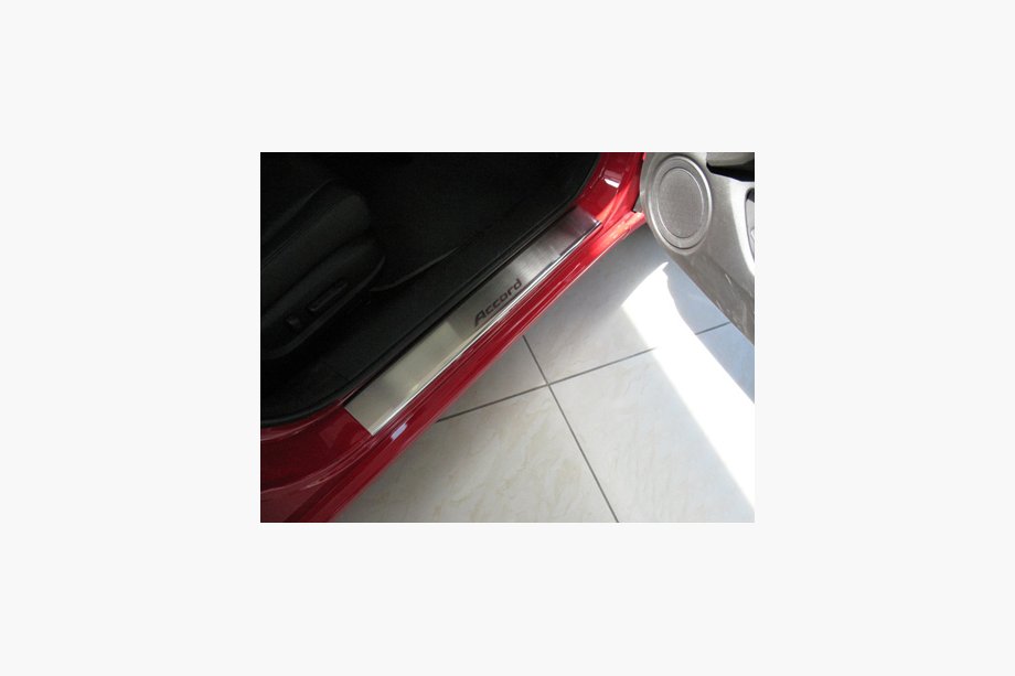 Honda Accord VIII 2008–2012 Natanika Premium sliekšņu uzlikas (4 gab., nerūsējošais tērauds) Image