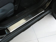 Honda CRV 2001–2006 Natanika Premium sliekšņu uzlikas (4 gab., nerūsējošais tērauds) foto 1