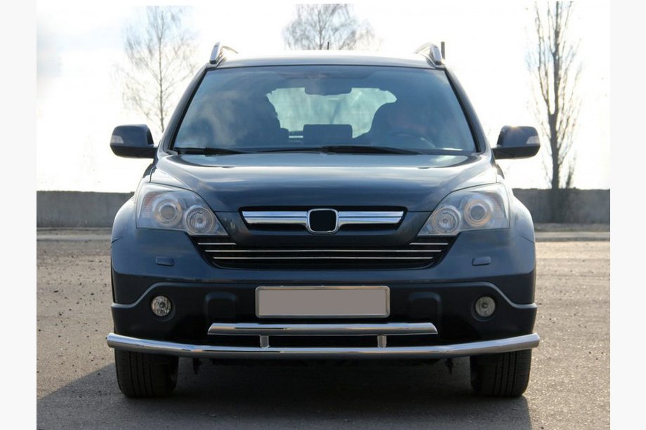 Honda CRV 2007–2011 Priekšējais aizsargs ST018 (nerūsējošais tērauds) Image