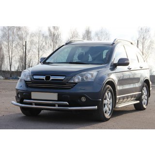 Priekšējais aizsargs ST018 (nerūsējošais tērauds) Honda CRV 2007–2011 foto 2