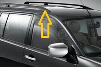 Mitsubishi Pajero Wagon IV 2006–2021 Jumta reliņi oriģinālā dizaina (2 gab.) foto 2