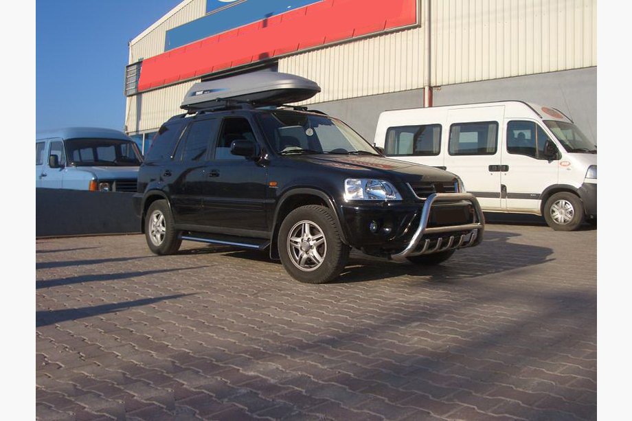Honda CRV 2001–2006 Bullbar WT003 (nerūsējošais tērauds) Foto 3