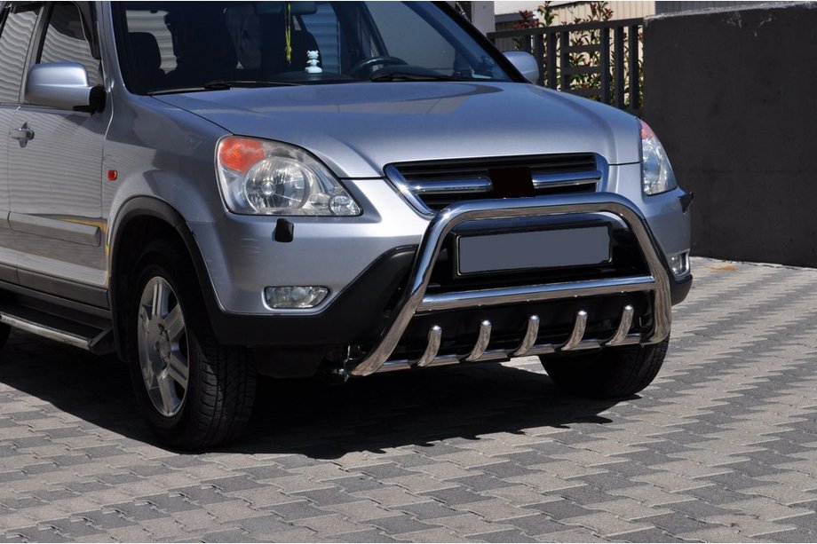 Honda CRV 2001–2006 Bullbar WT003 (nerūsējošais tērauds) Foto 4