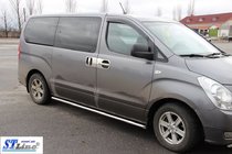 Hyundai H300, H1, Starex 2008–2020 Sānu trubas BB001 (2 gab., nerūsējošais tērauds) 60 mm foto 2