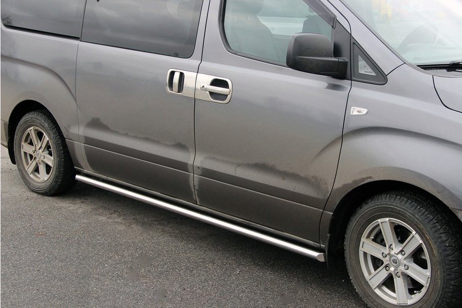 Hyundai H300, H1, Starex 2008–2020 Sānu trubas BB001 (2 gab., nerūsējošais tērauds) 60 mm Image