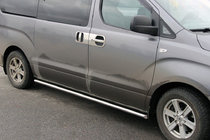 Hyundai H300, H1, Starex 2008–2020 Sānu trubas BB001 (2 gab., nerūsējošais tērauds) 60 mm foto 1