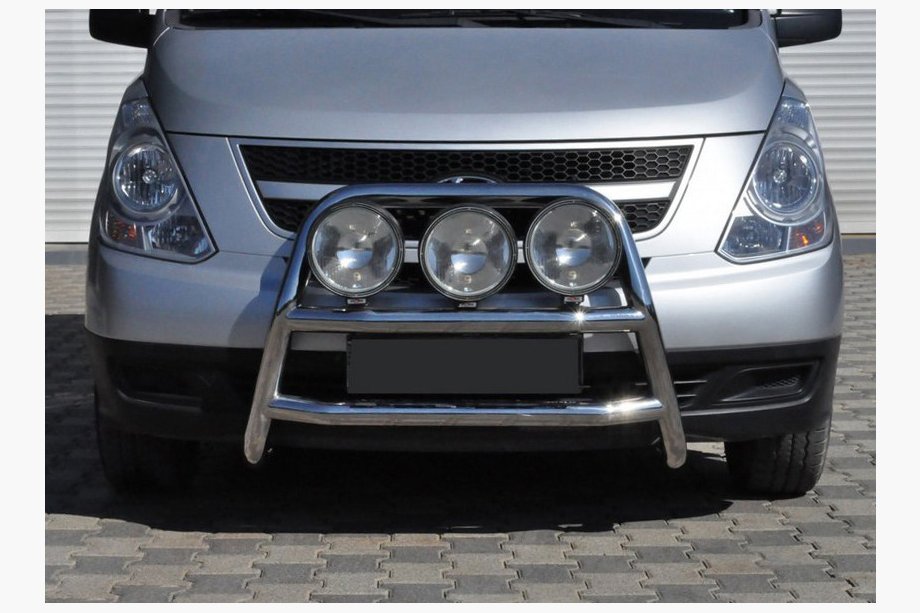 Hyundai H300, H1, Starex 2008–2020 Bullbārs WT018 (nerūsējošais tērauds) Image