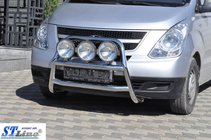 Hyundai H300, H1, Starex 2008–2020 Bullbārs WT018 (nerūsējošais tērauds) foto 3