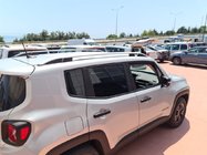Fiat 500X 2014–2024 Jumta reliņi Skyport (matēti pelēki) foto 2